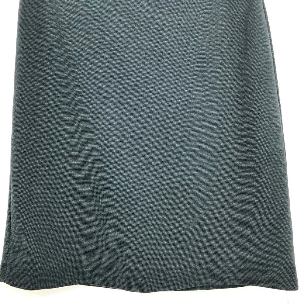 Boden Dark Sage Green Faux Pocket Pencil Skirt